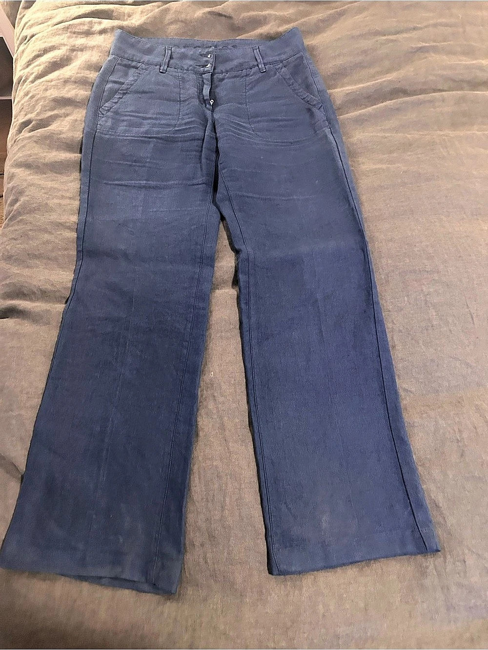 Escales Blue Wide Leg Pants Like New